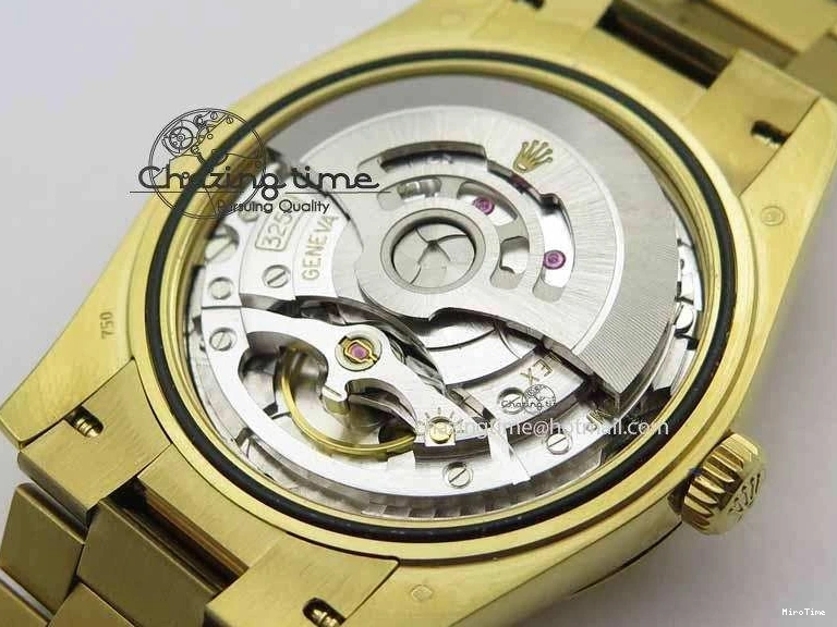 MiroTime 0427 Cozy Day-Date 40mm 228238 YG Noob 1:1 Best Edition Silver Dial On YG President Bracelet A 3710